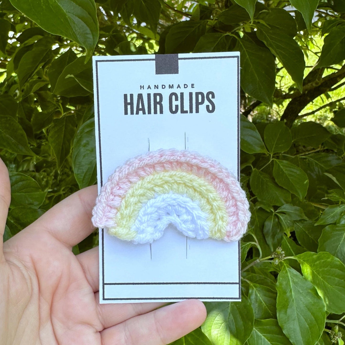 Rainbow Hair Clip, Single