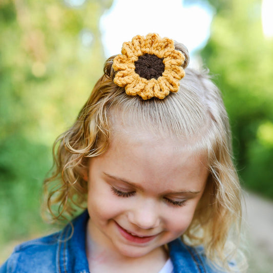 Flower Piggie Hair Clips