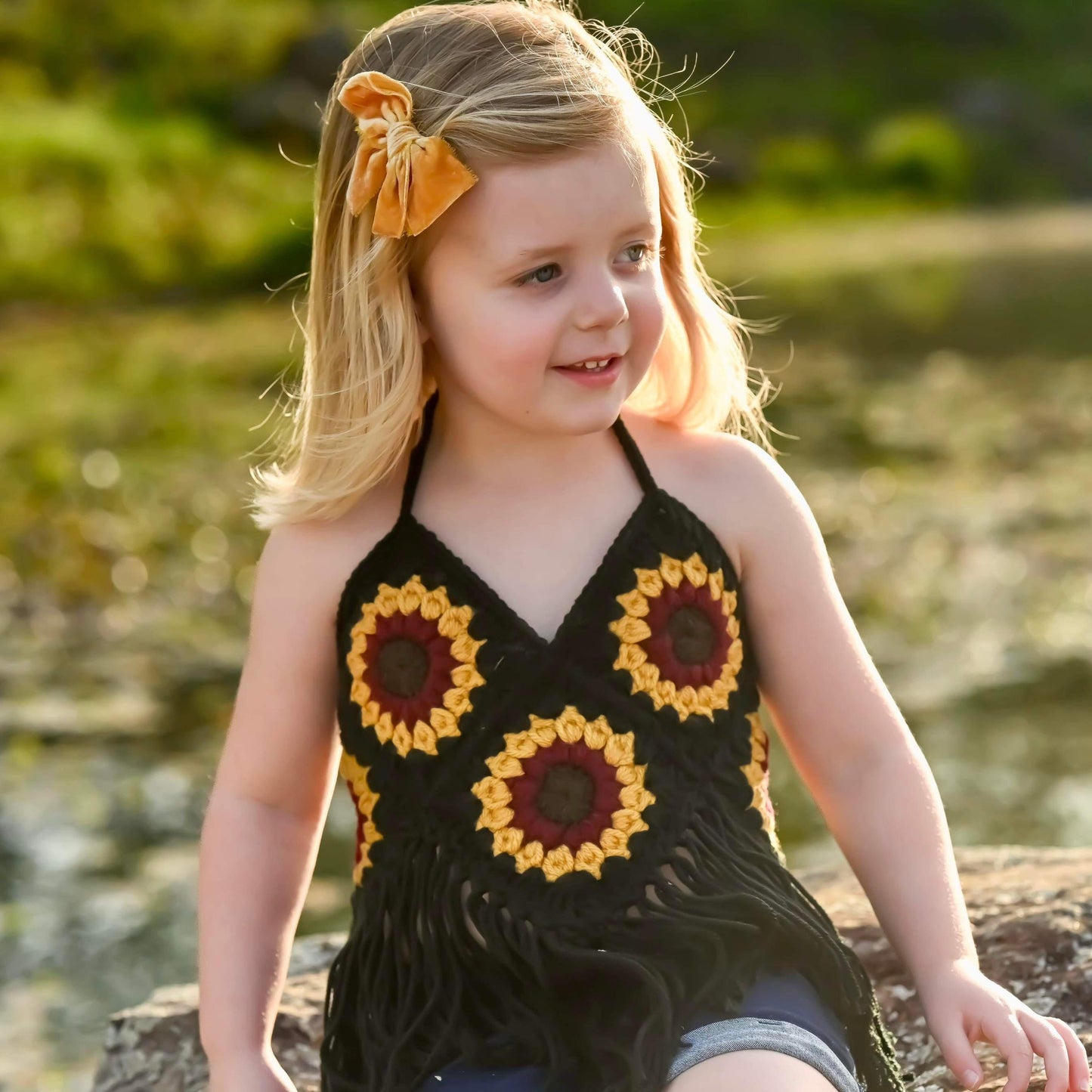 Sunflower Halter Top
