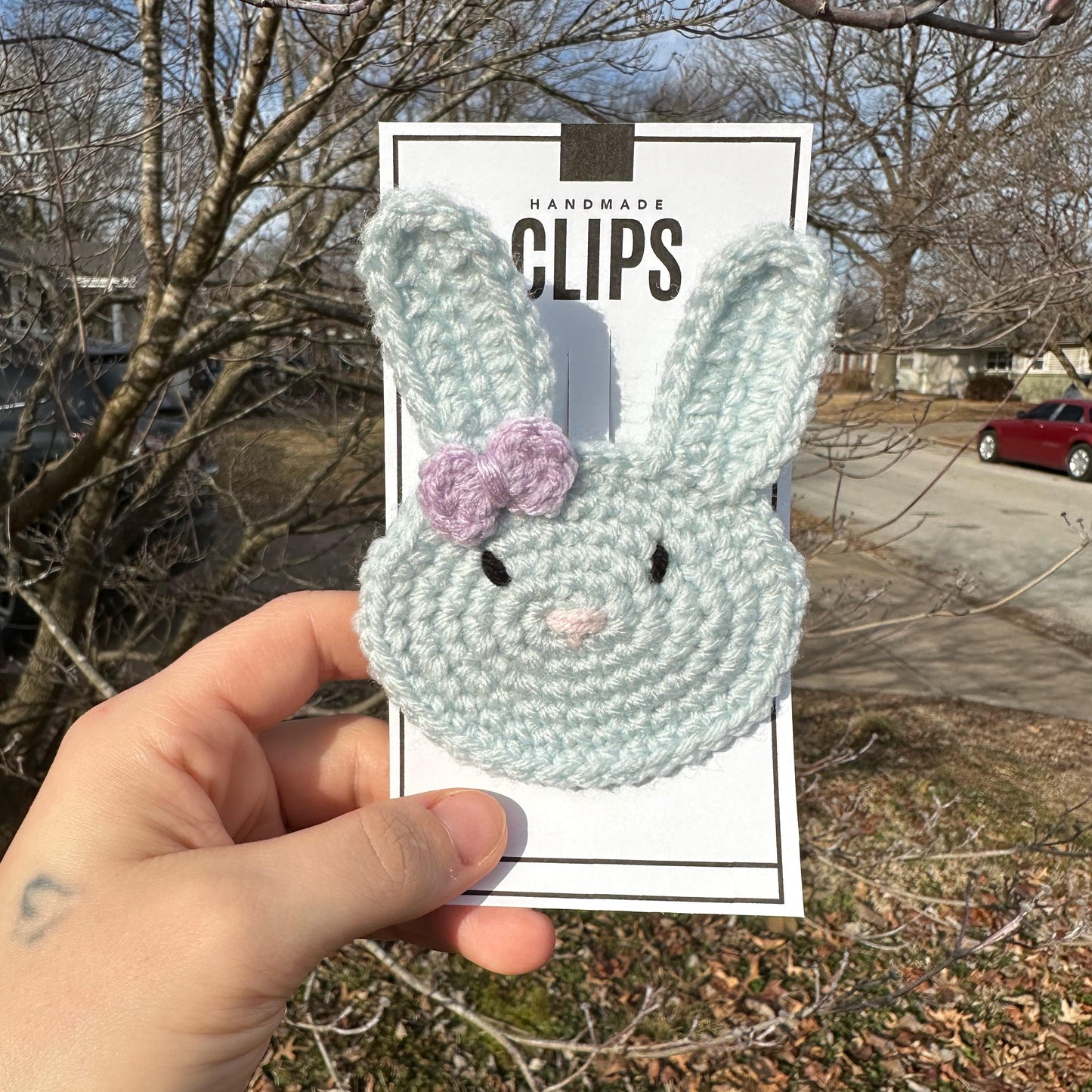 Bunny Hair Clip, Single Clip