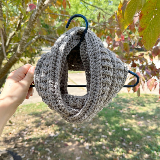 Baby/Toddler Grey Infinity Scarf