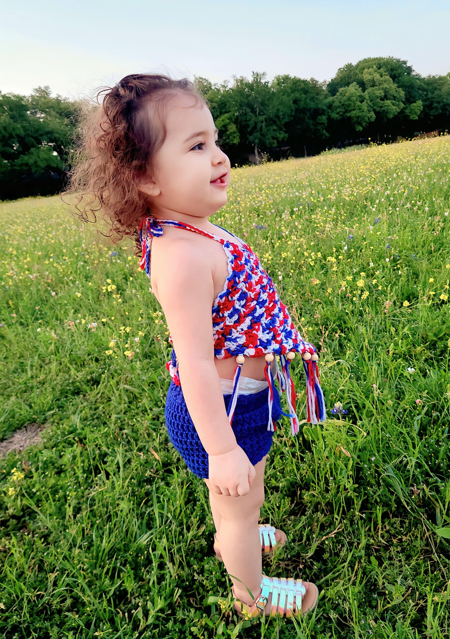 4th of July Halter Top